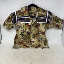 Seminole Miccosukee Native American Patchwork Butterfly Cotton Child Shirt 19