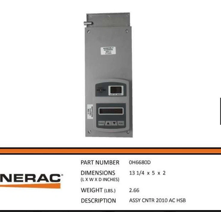 Panel de Control Generac Nexus Reacondicionado - 0H6680D - ¡ENVÍO EL MISMO DÍA! Foto 3 de 3