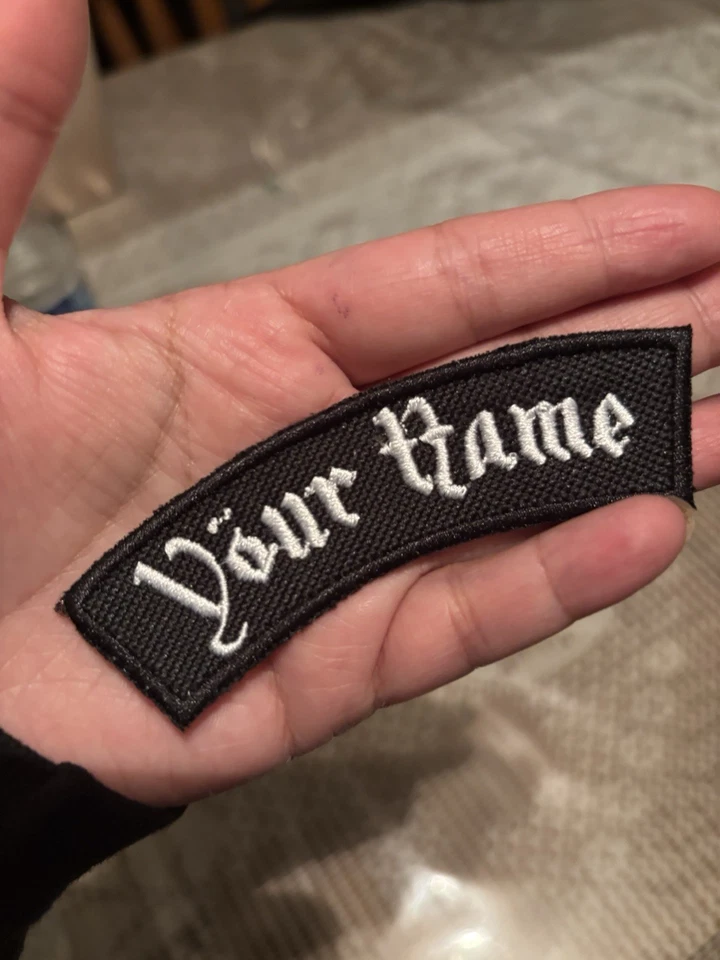Custom Name Patch Iron/sew On |Custom Name Badge In Motörhead Metal Band Font - Image 2 of 4