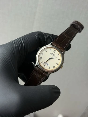 Vtg 1989 Seiko Contemporary Basic 5H23-6B90 Men’s Watch [Roman Dial]