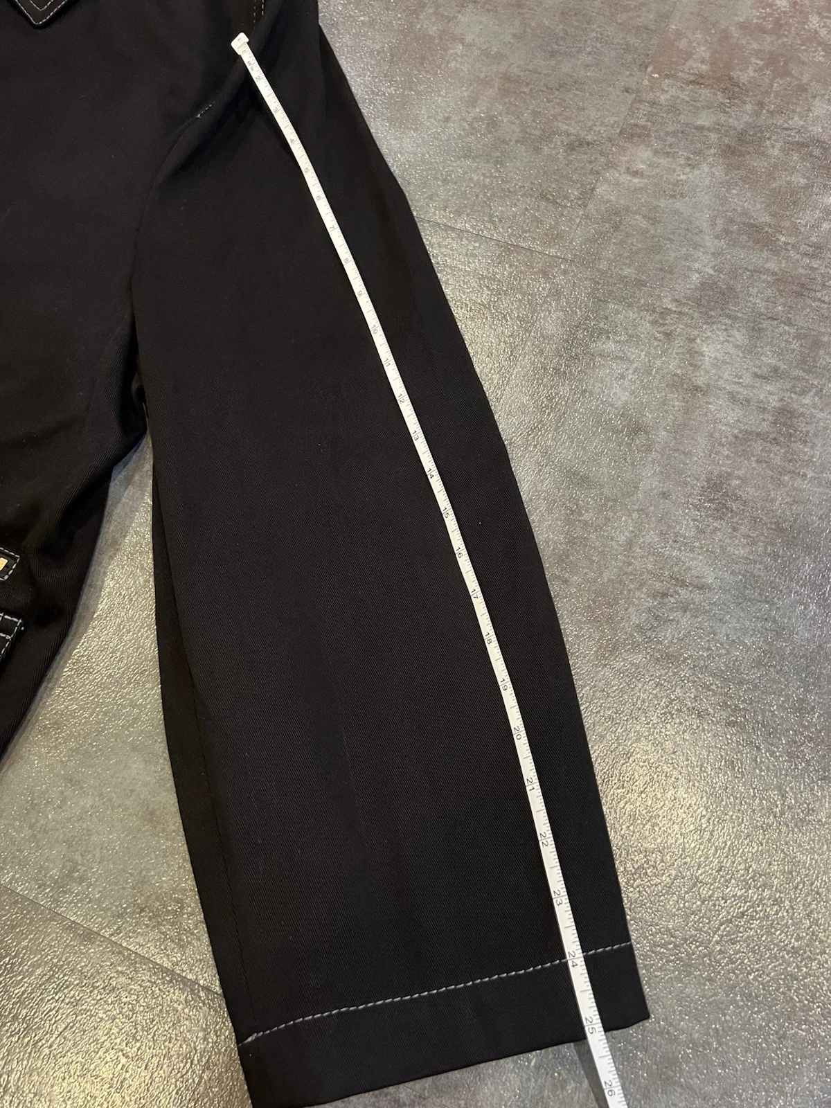VERSACE ABBIGLIAMENTO Gabardine Single breasted Coat In Black Men Sz 54 $2825 image 16