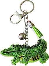 Popfizzy Alligator Keychain, Purse Charm, Backpack Keyring