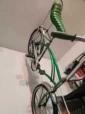 1969 Vintage Youth Bicycle Metallic Green With Original Green Banana Seat