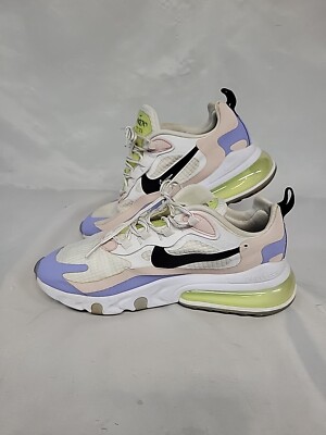 Nike Air Max 270 React Women White Sneakers Shoes CU4768-100 Women s Size 10