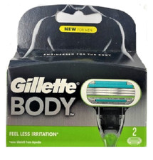 Gillette Body Razor Blade Refills Fits on Mach3 & Venus Handle, 2 Cartridges 6.49 per gallon
