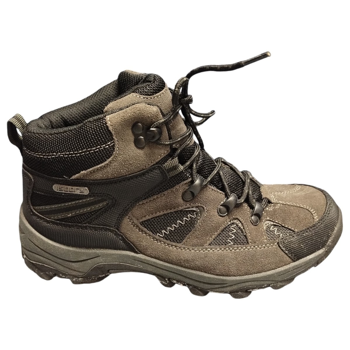 Mountain Warehouse WTPF Combat Boots Womens Size Gray Suede Lace Up 022174