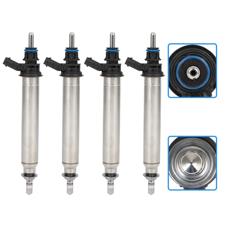 Inyectores de combustible 4 piezas para Mercedes-Benz CLS63 AMG 5,5 L 2012-2014 E550 4,7 L 2012-17 Foto 2 de 4