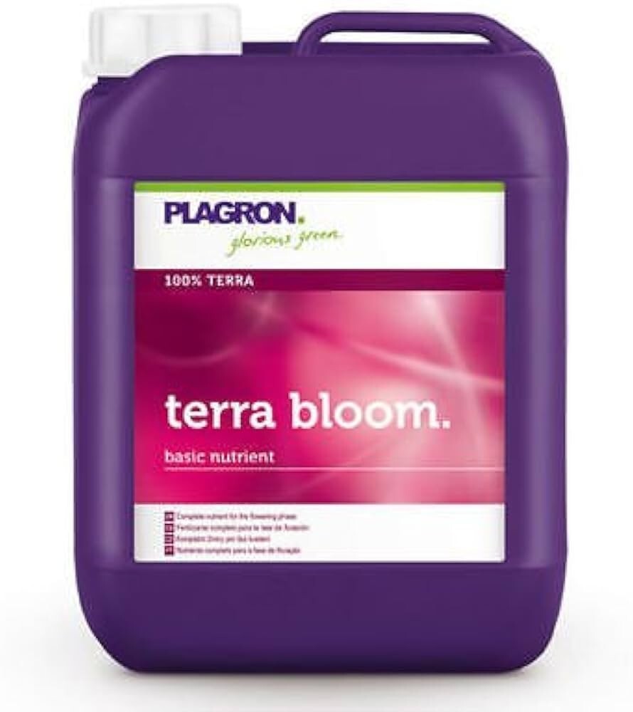 5L PLAGRON TERRA BLOOM SOIL NUTRIENT HYDROPONICS BASE FEED
