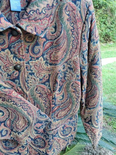 Ladies Parsley Brown/Black 5 Button Blazer by Koret. Size 16 NWOT - Picture 4 of 6