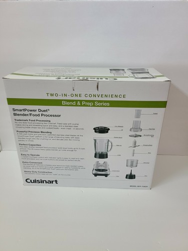 Cuisinart BFP-703CH SmartPower Duet Blender & Food Processor Chrome Combination - Picture 2 of 4