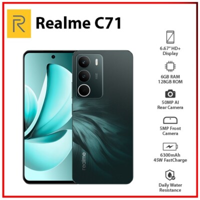 スマートフォン本体 realme C71 128GB 6GB RAM Amazon | realme C71 4G スマートフォン 6+128GB、SIM フリー
