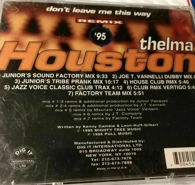 Don T Leave Me This Way Remix