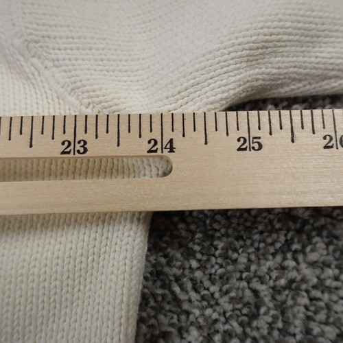 VTG Tommy Hilfiger Sweater Mens XL White Flag Heavy Knit Crewneck Sweatshirt 90s - 第 7/9 張圖片