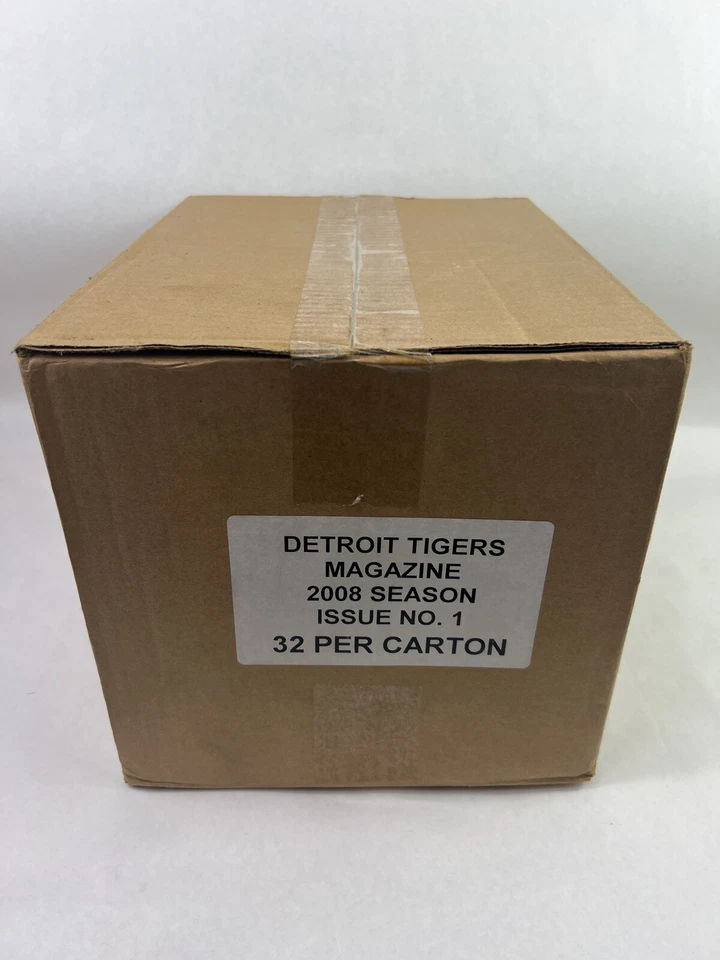 2008 Detroit Tigers Program Magazine Miguel Cabrera Cover Issue #1 NEW Lot Of 32 - Image 2 of 4