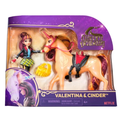 MARKENLOS Spin Master - Unicorn Academy - Valentina und Einhorn Cinder Set