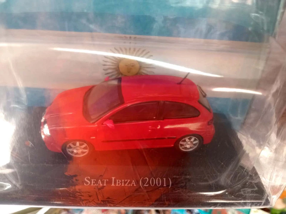 SEAT IBIZA (2001) Unforgettable Cars 1:43 Diecast #185 SALVAT ARGENTINA - Image 2 of 2