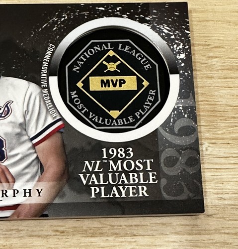 2023 Topps Update - Dale Murphy - MVP Commemorative Medallion Relic SSP - Picture 2 of 3