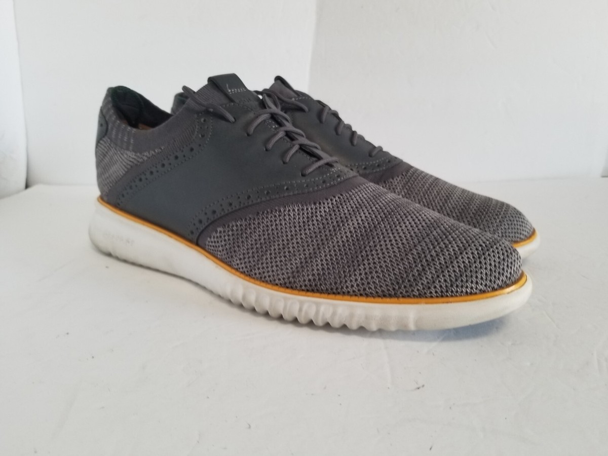 Cole Haan Gray Men\'s Knit Grand Oxford Shoes Cole Haan Men main image 3