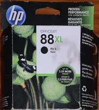 NEW SEALED GENUINE HP 88XL Black HIGH YIELD Ink Cartridge C9396AN 2022