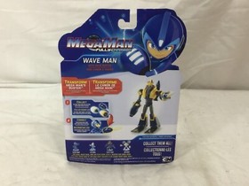 Mega Man Fully Charged Wave Man Figure Sealed MOC Nintendo NES Cartoon Network 