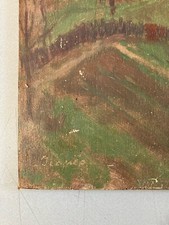 Beautiful oil painting Sigismund JEAN&Eacute;S wood panel landscape Impressionist