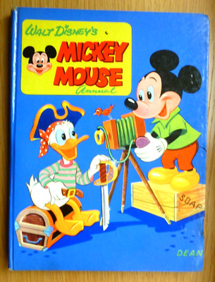 Walt Disney Mickey Mouse 1959 Hardcover British Annual Book Donald Duck Goofy