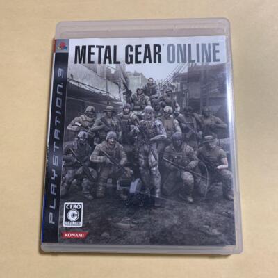 USED Metal Gear Online Sony Playstation 3 PS3 Japan ver KONAMI