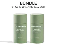 Bundle 2 Pcs -The Originote Mugwort B3 Clay Stick Mask 40gr - Acne Face Mask #ND