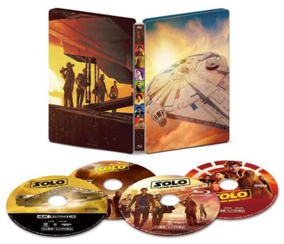 Solo: A Star Wars Story 4K ULTRA HD+3D+2D Blu-ray+Steelbook Ltd/ed. VWES-6753