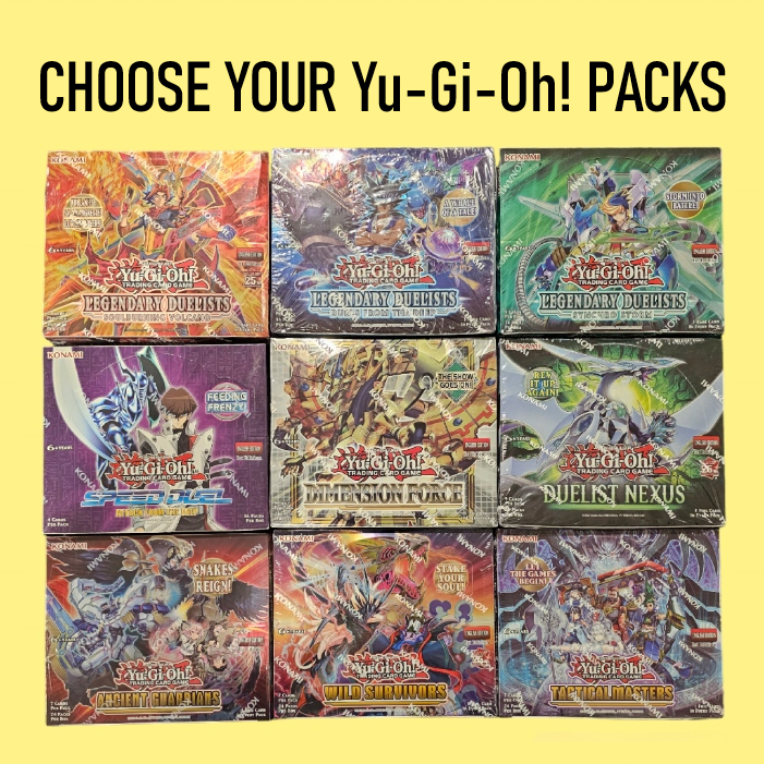 Yu-Gi-Oh Yugioh Trading Card Booster Packs - You Pick Lot