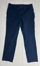 Tommy Hilfiger Riley Stretch Mid Rise Skinny Pants Women's 6 29x26 Blue