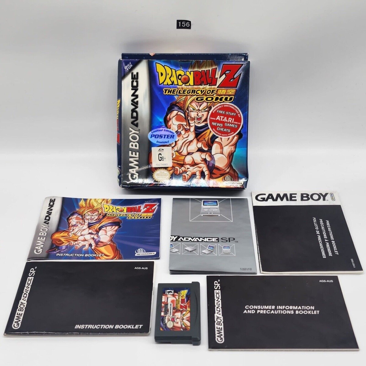 Dragon Ball Z The Legacy of Goku Nintendo Advance GBA Game Boxed 