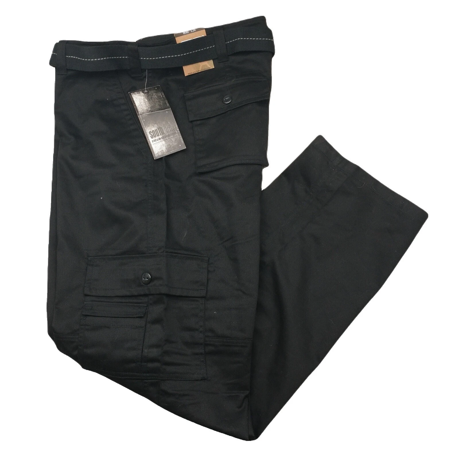 Jeans negros Southpole algodón para hombres