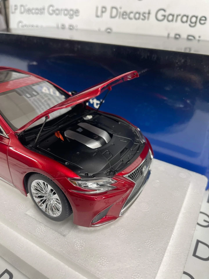 Autoart 2018 Lexus LS500h Morello rojo metálico escala 1:18 diecast 78869 Foto 2 de 4