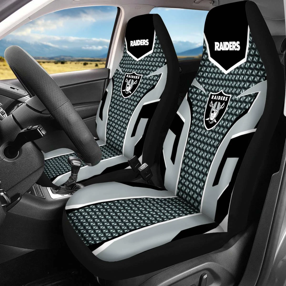 Raiders seat sales covers for trucks
