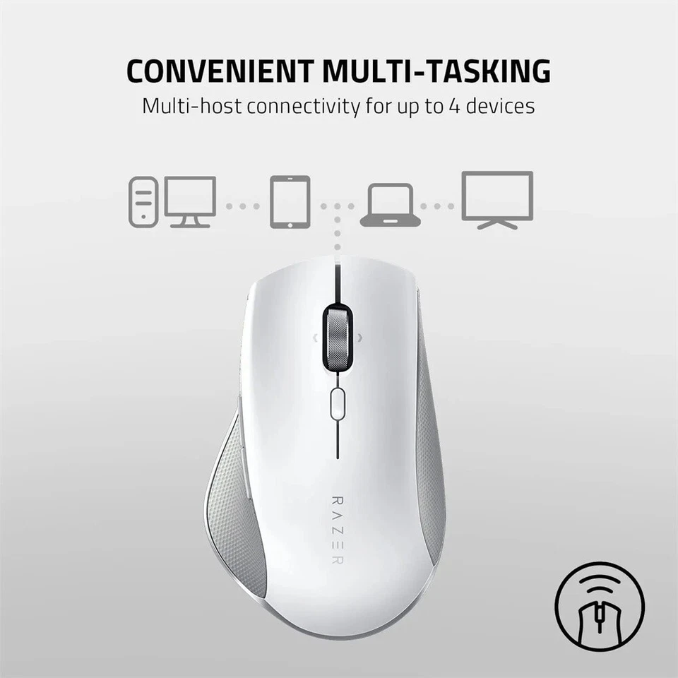 Razer Pro Click Humanscale Wireless Mouse Optical Sensor Multi-Host Connectivity - Image 2 of 4
