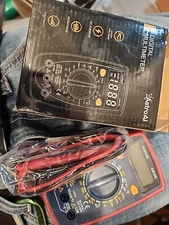 Probador De Corriente Digital Voltimetro Amperimetro Ohmimetro Multimetro Ac Dc