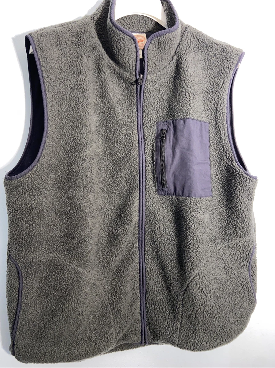 J crew fleece clearance vest