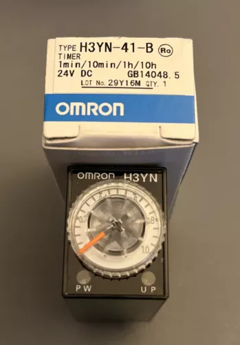 Omron Timer H3YN-41-B solid-state analog long-range 1 Min-10h timer LED H3YN41B