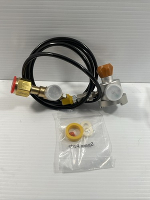 #ad Soda Filling Co2 Adapter Refill Adapter Quick Connect Pressure Gauge with Soda M $51.00