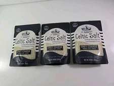 Lot Of 3 Light Grey Celtic Sea Salt Natural No Additives Hand Harvested