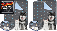 Welpenunterlagen 2Er Set Waschbar 80X90Cm Rutschfest SaugfäHig Hundetraining