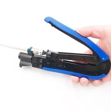 Coaxial Cable Crimper Compression Tool RG59 RG6 RG11 Cable F Coaxial Connectors