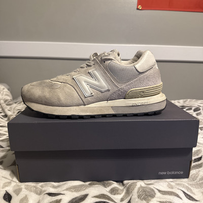 New Balance 574 triple white