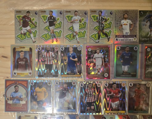 Lot Of 33 Topps Merlin Prizm Soccer #'d Parallel Natali Ndiaye Vlahovic Rookies 