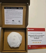 NEW! NIB Kidde Smart Detection 2in1 Water Leak + Freeze Detector 60WLDR-W 