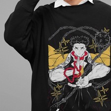 Demon Slayer Sweatshirt Gyomei Himejima Sweater Kimetsu No Yaiba Unisex Pullover