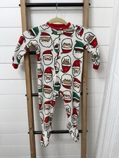 Carter  s Christmas Santa Footed Sleeper Size 24 Months