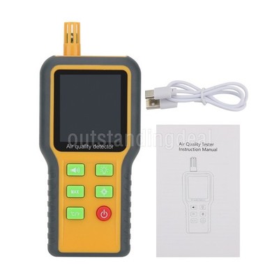 QX-1086 5-in-1 Air Quality Detector for HCHO TVOC CO2 Temperature & Humidity ot2