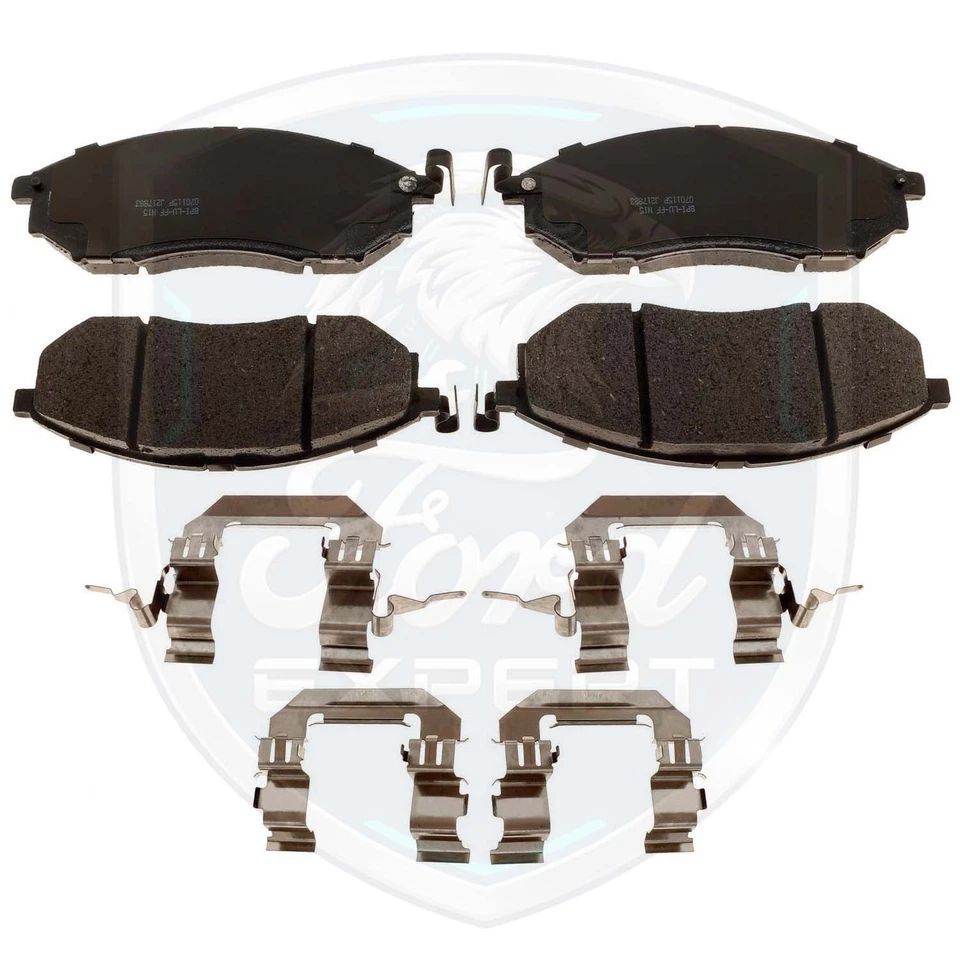 Комплект керамических передних и задних тормозных колодок премиум-класса оригинальные для Nissan 9 Year Warra 2006-2020 годов выпуска - Изображение 3 из 4